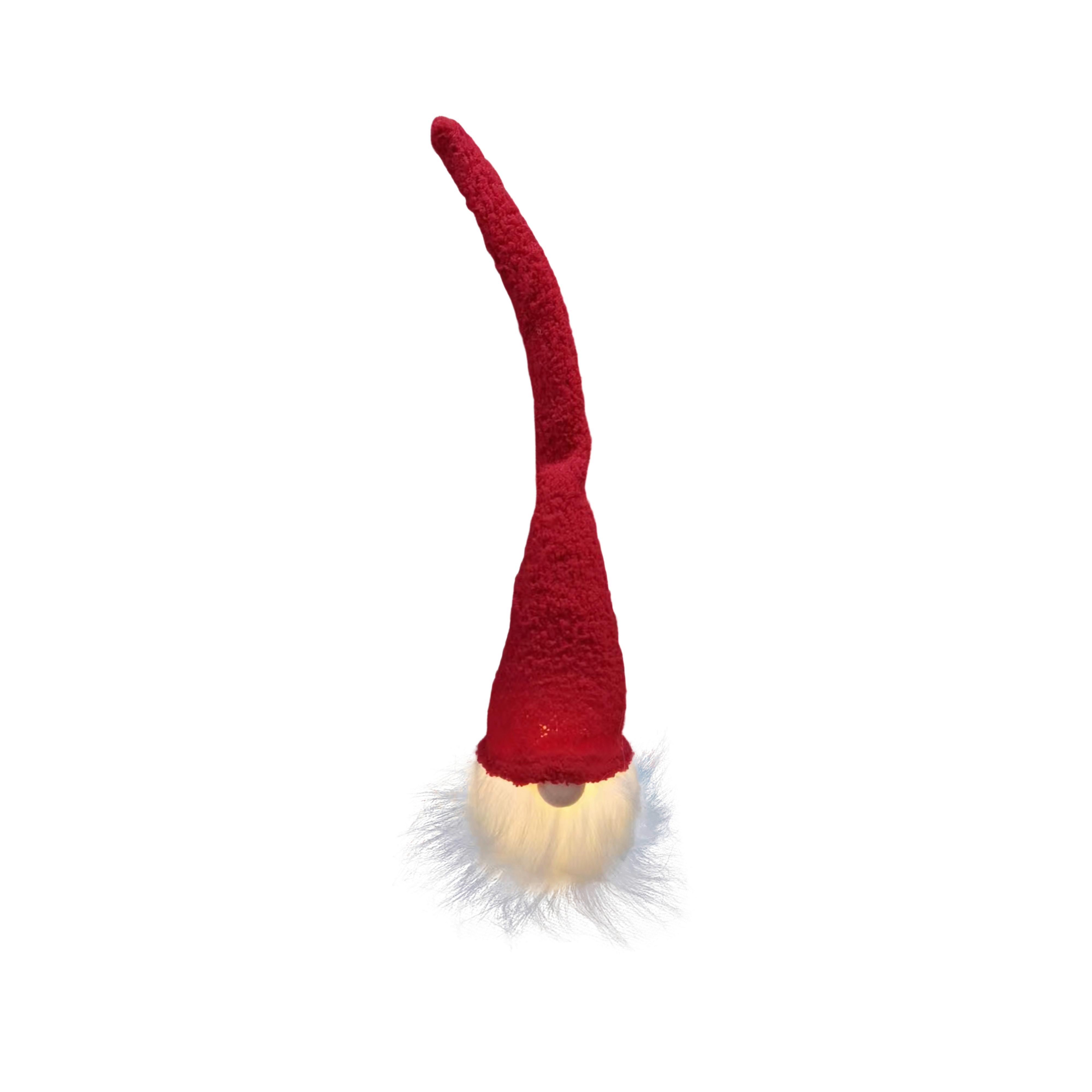 Škriatok MALI - biela/červená, Konventionell, textil/plast (8/34/6cm) - Mömax