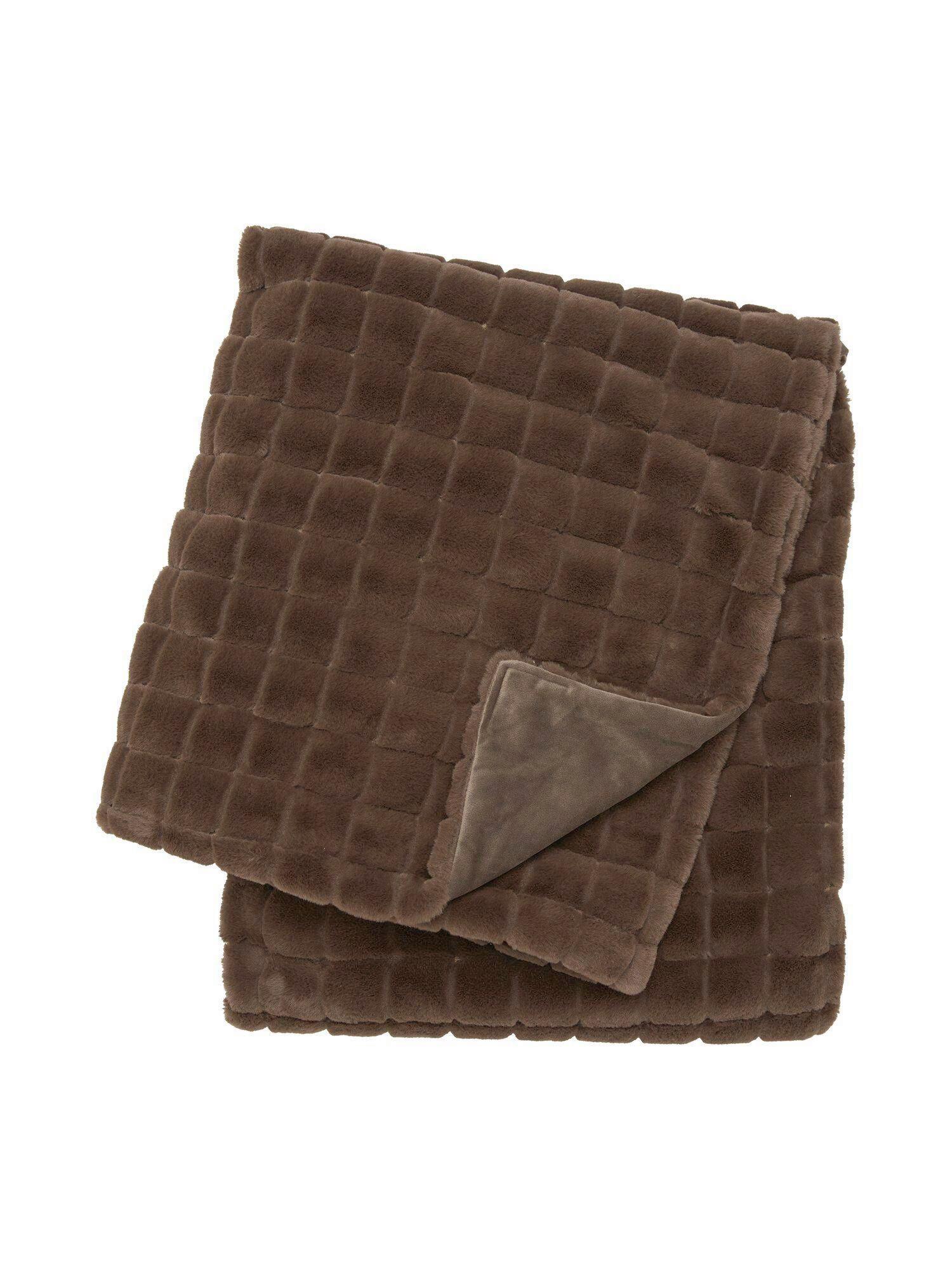 DENNÁ PRIKRÝVKA LUNA - hnedá, Basics, textil (150/120cm) - Svanefors