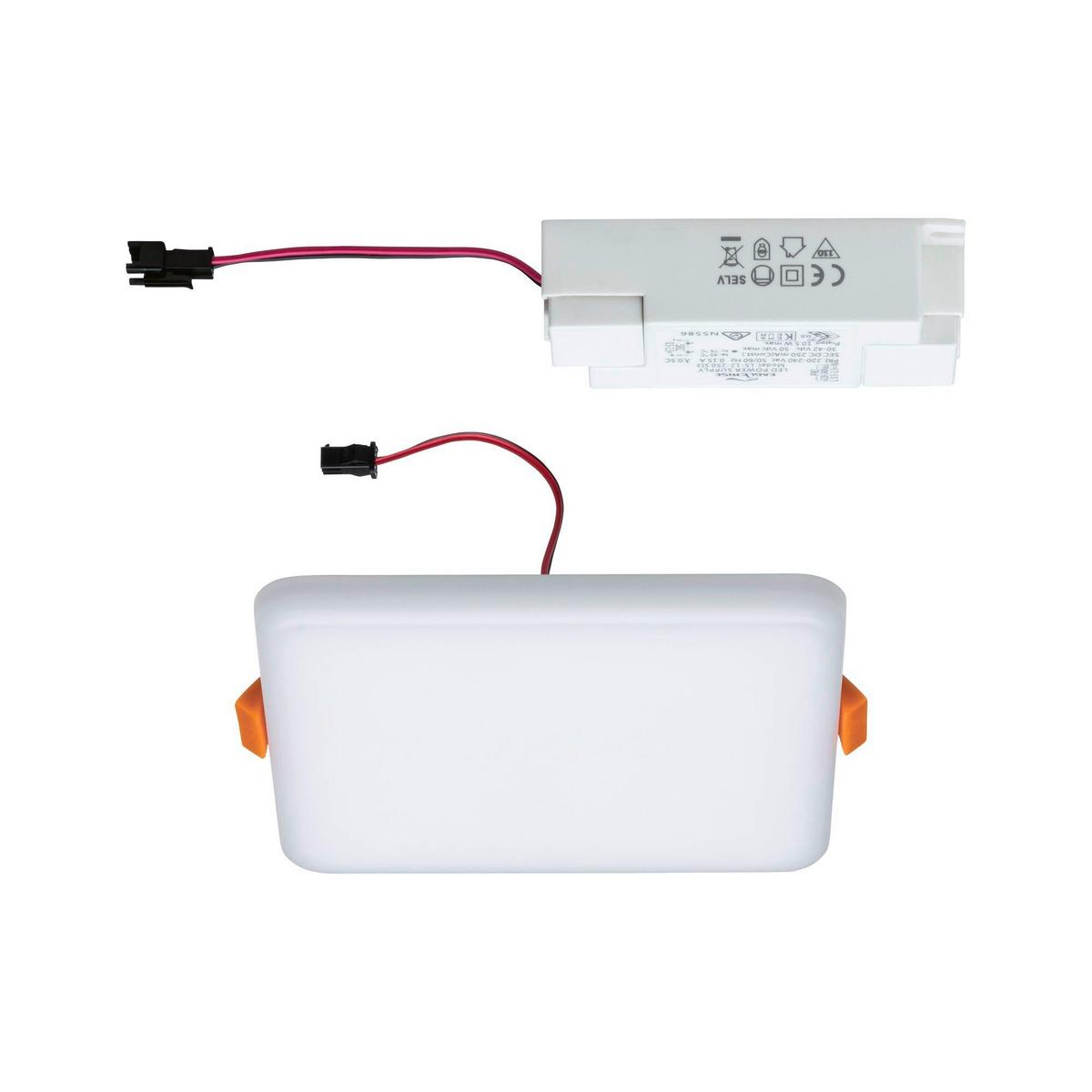 LED-Paneel L: 12,5 cm 92397 - Weiß, LIFESTYLE, Kunststoff (12,5/12,5/1cm) - Paulmann