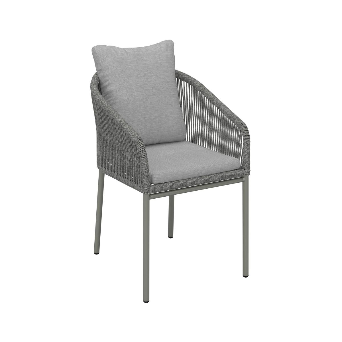 SADA ZÁHRADNÝCH KRESIEL PEPE - čierna/sivá, Modern, kov/plast (55/83/62cm) - Bessagi Garden