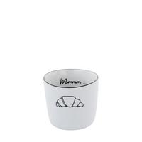Hrnček na kávu BELGIC LIGHTNESS - čierna/biela, Modern, keramika (7,7/7cm) - Mömax