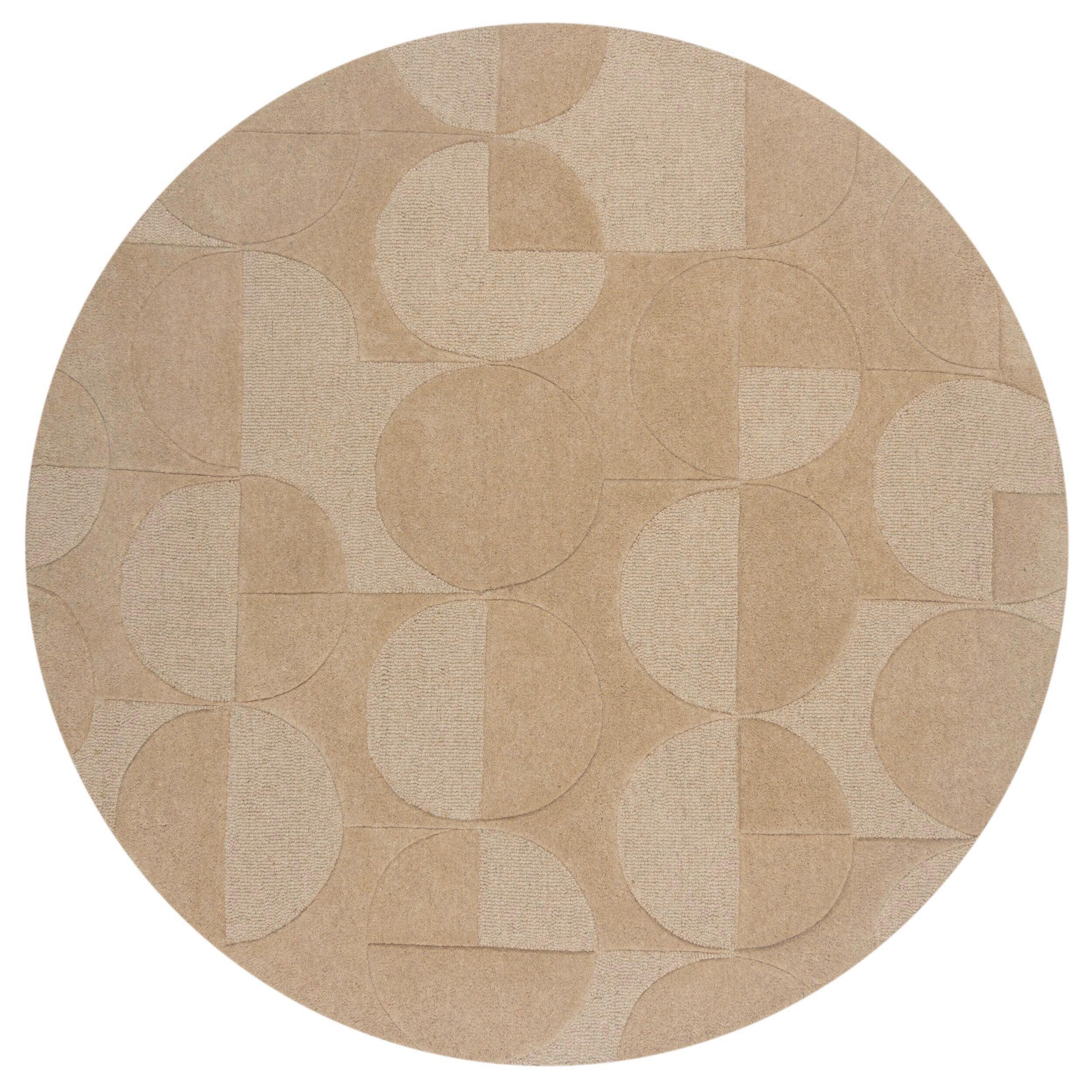 Wollteppich 503119373933 - Beige, Basics, Textil (160/160cm)