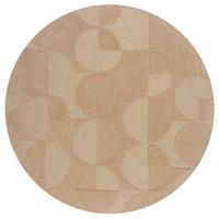 Wollteppich 503119373933 - Beige, Basics, Textil (160/160cm)