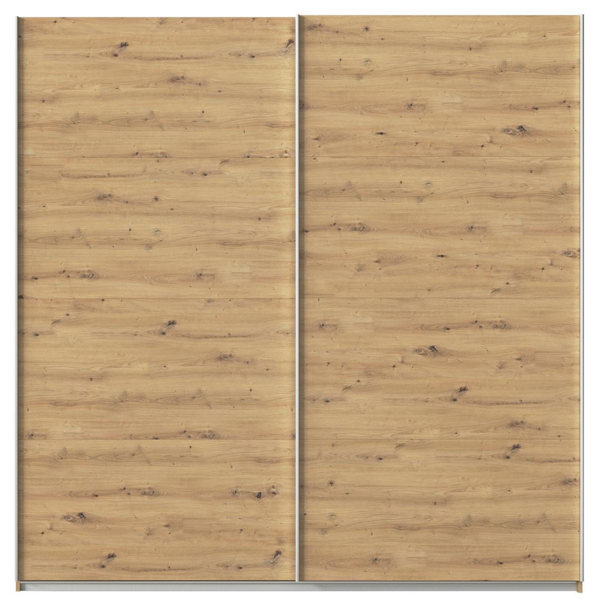 Schwebetürenschrank B: 225cm Feldkirch Eiche Dekor - Eiche Artisan, MODERN, Holzwerkstoff (225/229/62cm)