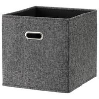 SKLADACÍ BOX BOBBY CA.34L -EXT- -AKT- -TOP- - čierna, Modern, kartón/textil (33/32/33cm) - Premium Living