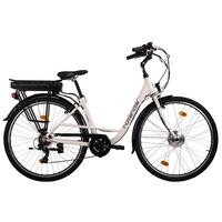 Elektrofahrrad Hollandia Zagon Weiss - Weiß, Basics, Metall (21/116/188cm) - KS Cycling