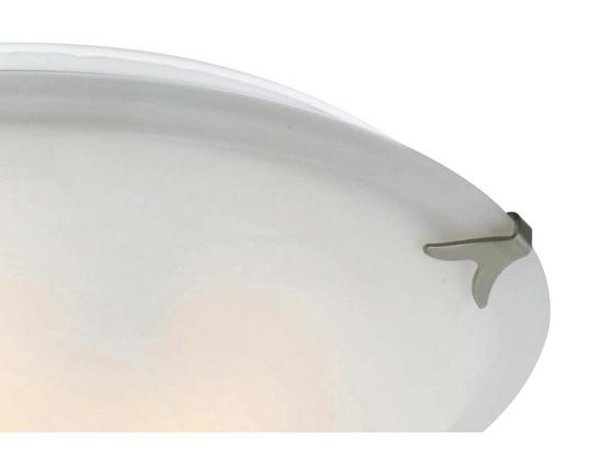 Deckenleuchte Fred - Weiß, KONVENTIONELL, Glas/Metall (40/12cm) - Ombra Deckenleuchte Fred - Weiß, KONVENTIONELL, Glas/Metall (40/12cm) - Ombra