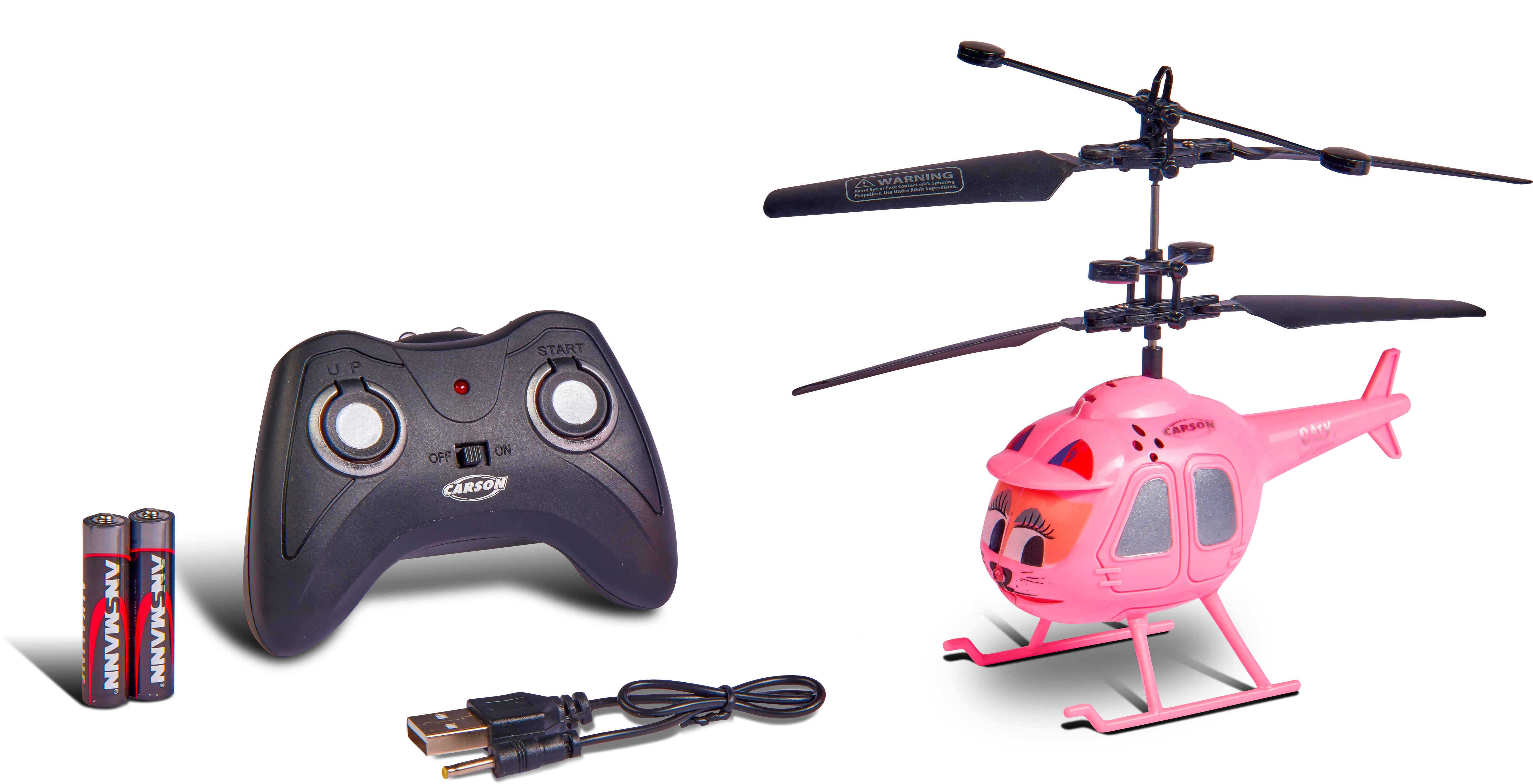 Hubschrauber Ferngesteuert Caty The Copter Ab 8 Jahren - Pink/Schwarz, Basics, Kunststoff (5/16/25cm)