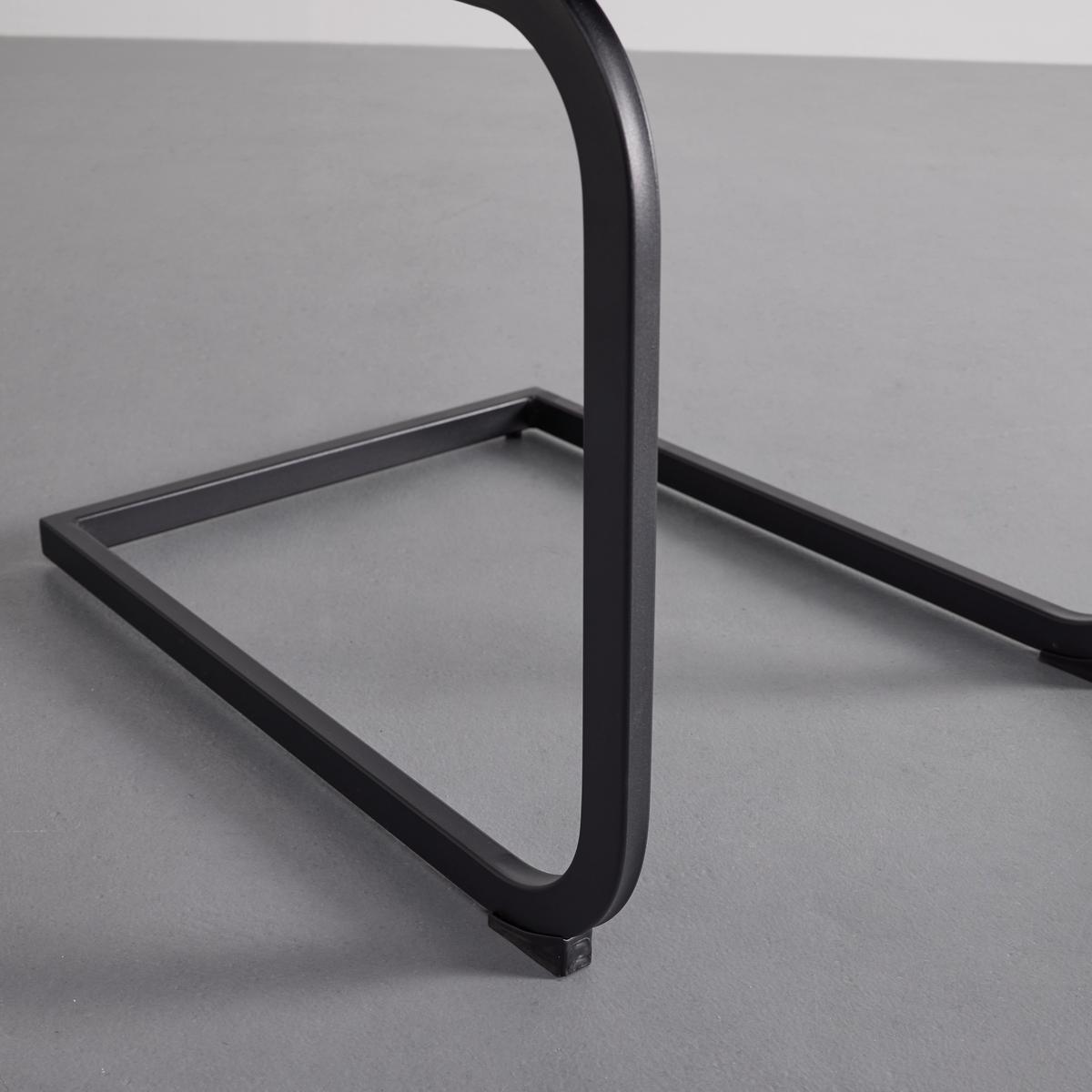 Hojdacia stolička DUNJA hnedá - hnedá/čierna, Modern, kov/drevo (44/86/58cm) - PBJ