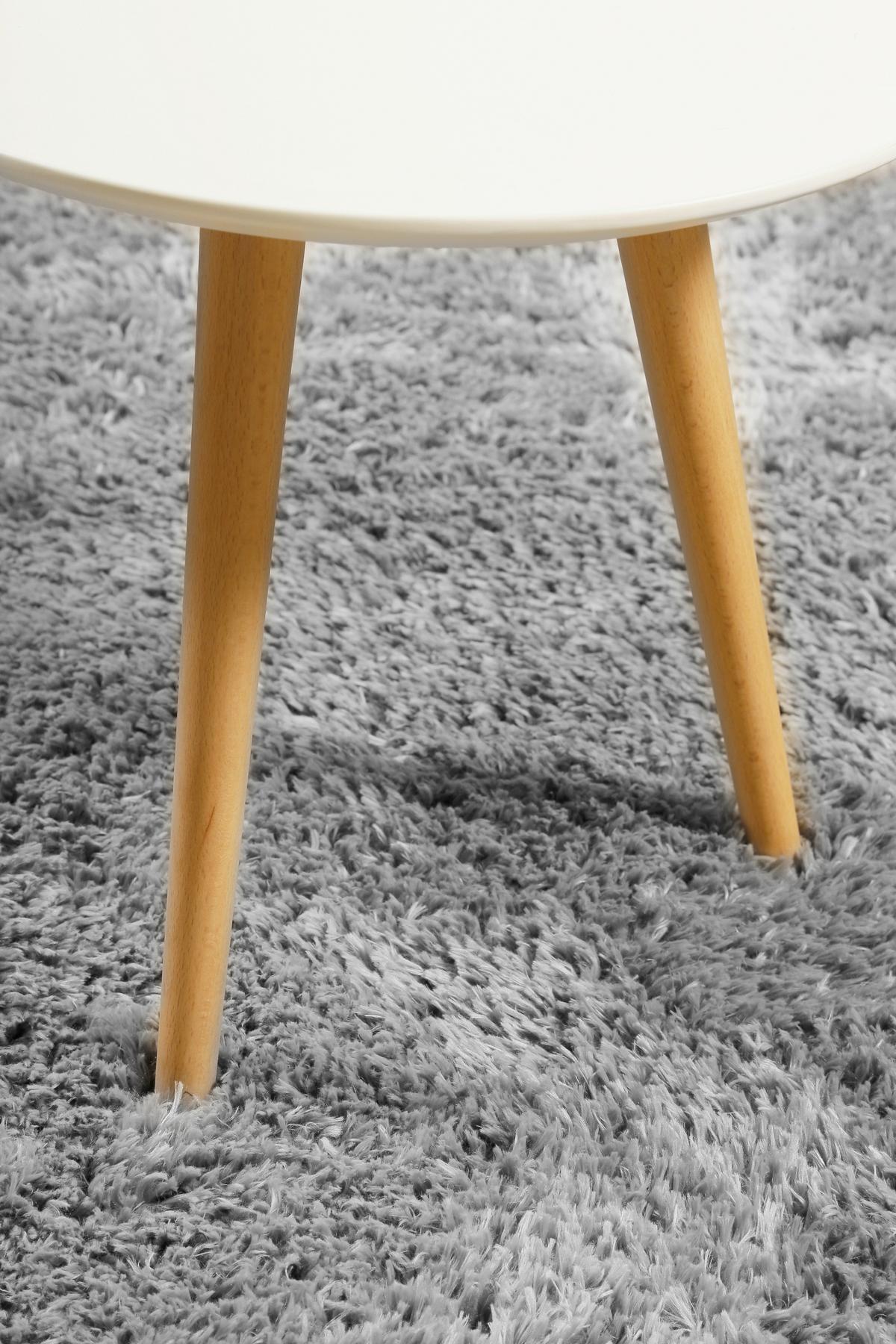 Hochflorteppich Siolber, BxL: ca. 133x200 cm - Silberfarben, KONVENTIONELL, Textil (133/200cm) - Esprit