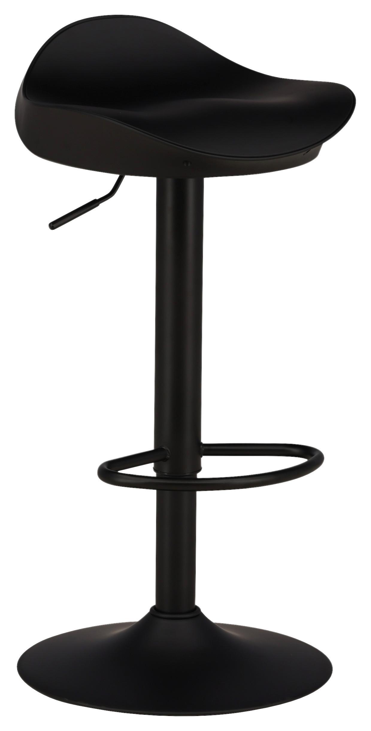 Barhocker-Set Adesto - Schwarz, Design, Kunststoff/Metall (40/69/38cm) - Livetastic