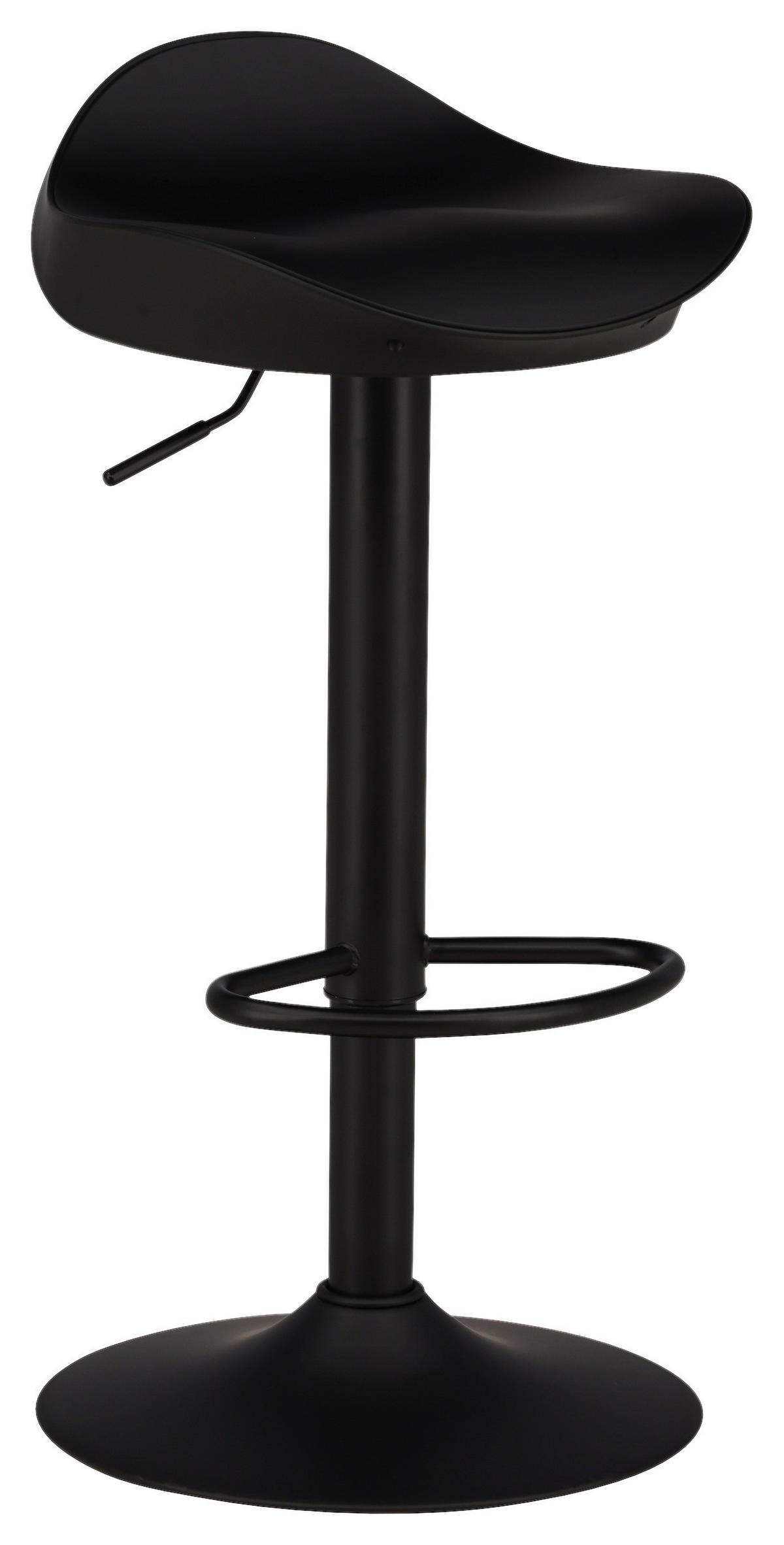 Barhocker-Set Adesto - Schwarz, Design, Kunststoff/Metall (40/69/38cm) - Livetastic