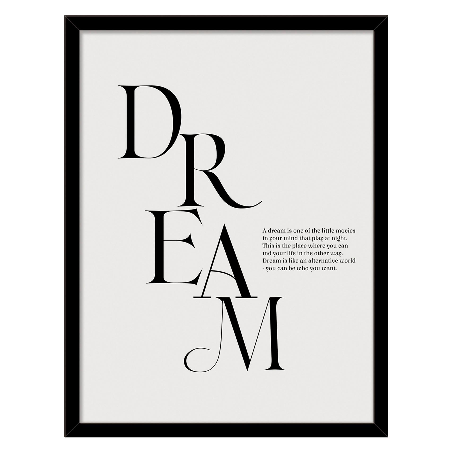 OBRAZ VOUS I - černá/béžová, kompozitní dřevo/papír (30/40cm) - Mömax