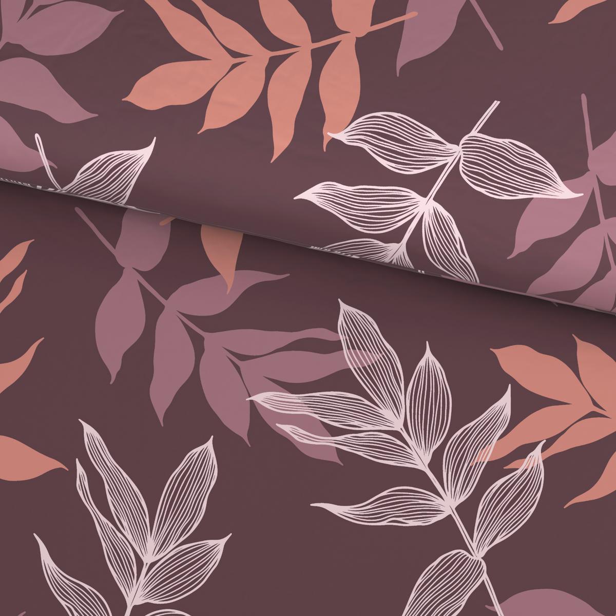 BETTWÄSCHE BLÄTTERTANZ - Lila, MODERN, Textil - Luca Bessoni