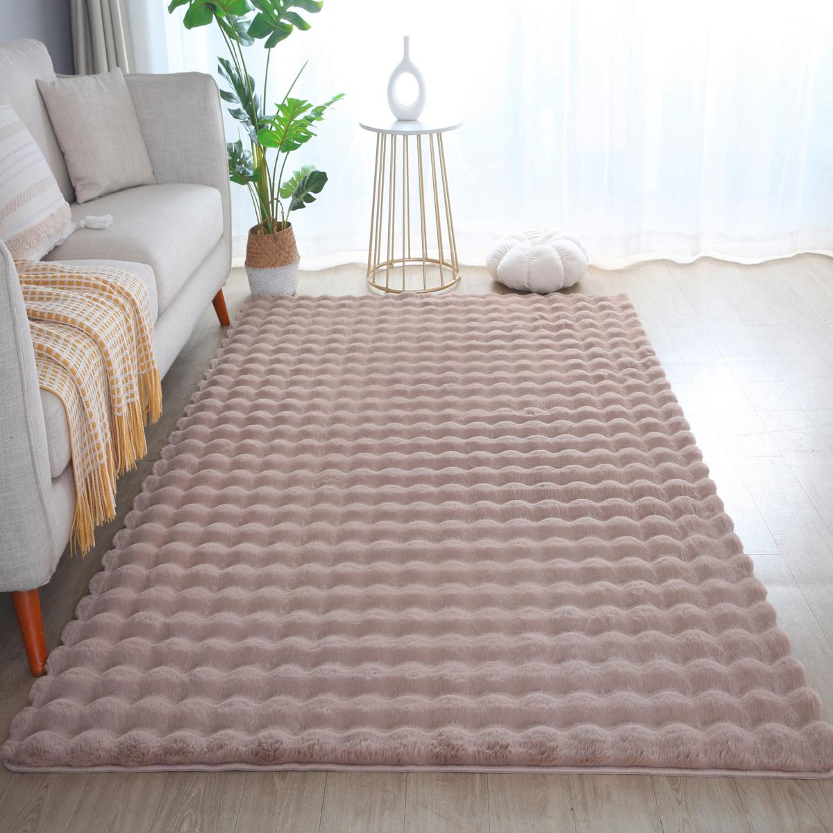 Hochflorteppich, Beige,f: 25mm Ambiance - Beige, Basics, Textil (80/250cm)