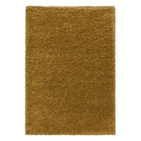Hochflor Teppich Goldfarben Naturfaser Sydney 60x110 Cm - Goldfarben, Basics, Textil (60/110cm)