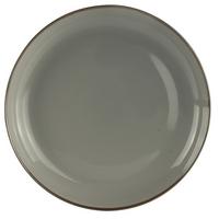 MĚLKÝ TALÍŘ CAPRI - šedá, Moderní, keramika (27/3,7cm) - Mömax