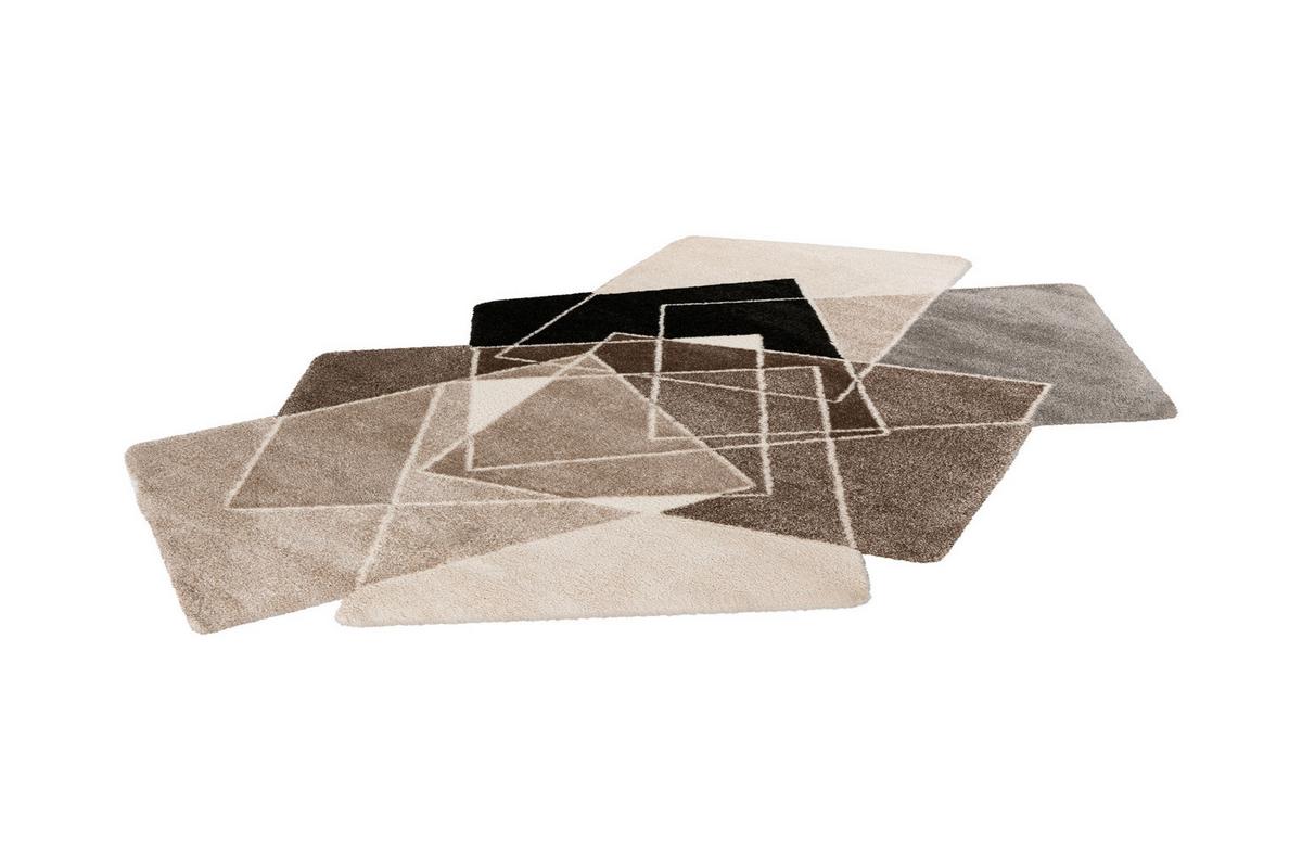 Flachwebeteppich My Frisco 287s - Taupe, Basics, Textil (160/230cm) - Obsession