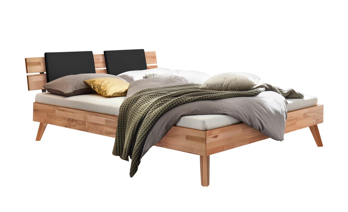 Kopfteilpolster Lola 2-teiliges Set Anthrazit 55 cm - Anthrazit, Design, Textil (55/35/3,5cm) - Hasena