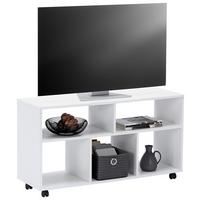 TV-Lowboard 110 cm Weiß - Weiß, MODERN, Holzwerkstoff (110/60,1/36cm)
