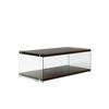 Beistelltisch Elementary Hellbraun L: 120 Cm - Hellbraun, Design, Glas/Holz (120/45/60cm) - Kayoom