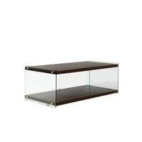 Beistelltisch Elementary Hellbraun L: 120 Cm - Hellbraun, Design, Glas/Holz (120/45/60cm) - Kayoom