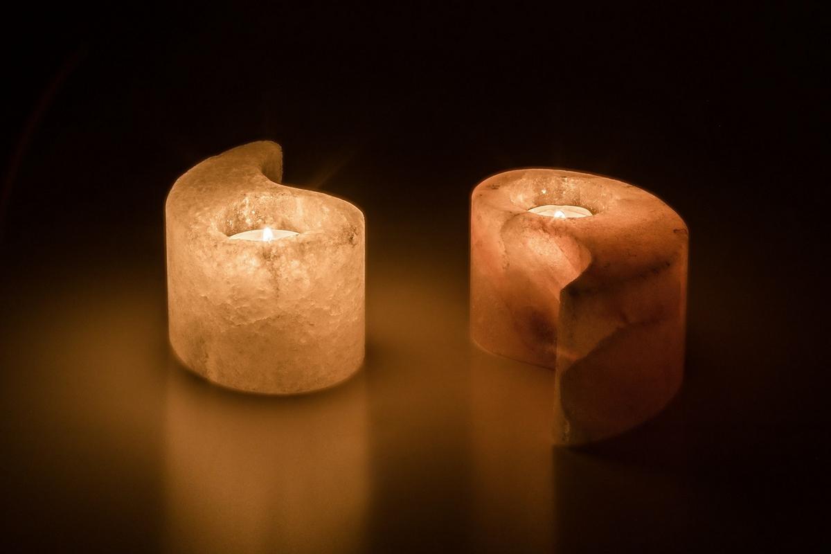 Sólámpa Soluna - narancs/fehér, Basics, kő (12cm)