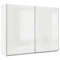 Schwebetürenschrank Feldkirch 271 Normalhöhe - Weiß Hochglanz/Weiß, MODERN, Holzwerkstoff (271/210/62cm)