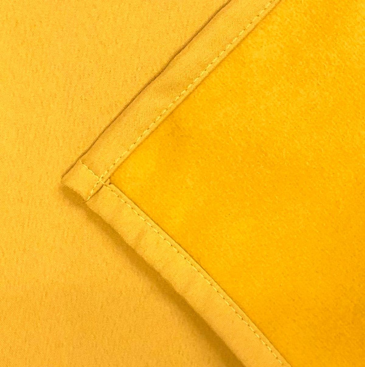 Wärmeschutzvorhang Eskimo Gelb B: 135 cm - Gelb, Basics, Textil (135/225cm) - Schmidt W. Gmbh