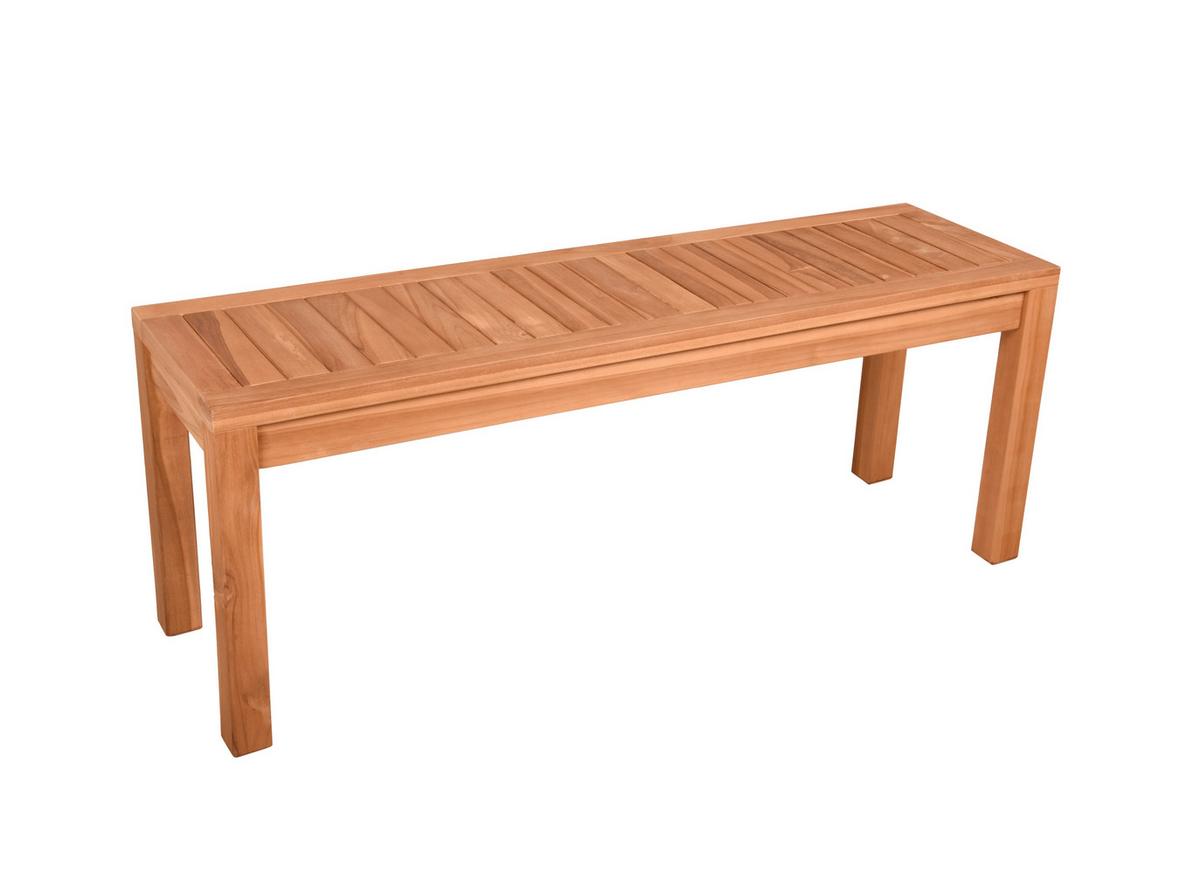 Gartenbank Biaro - Braun, Basics, Holz (35/46/120cm) - Gardenson