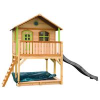 Spielhaus A030.042.80 - Braun/Grau, KONVENTIONELL, Holz (432/293/212cm) - Ambia Garden