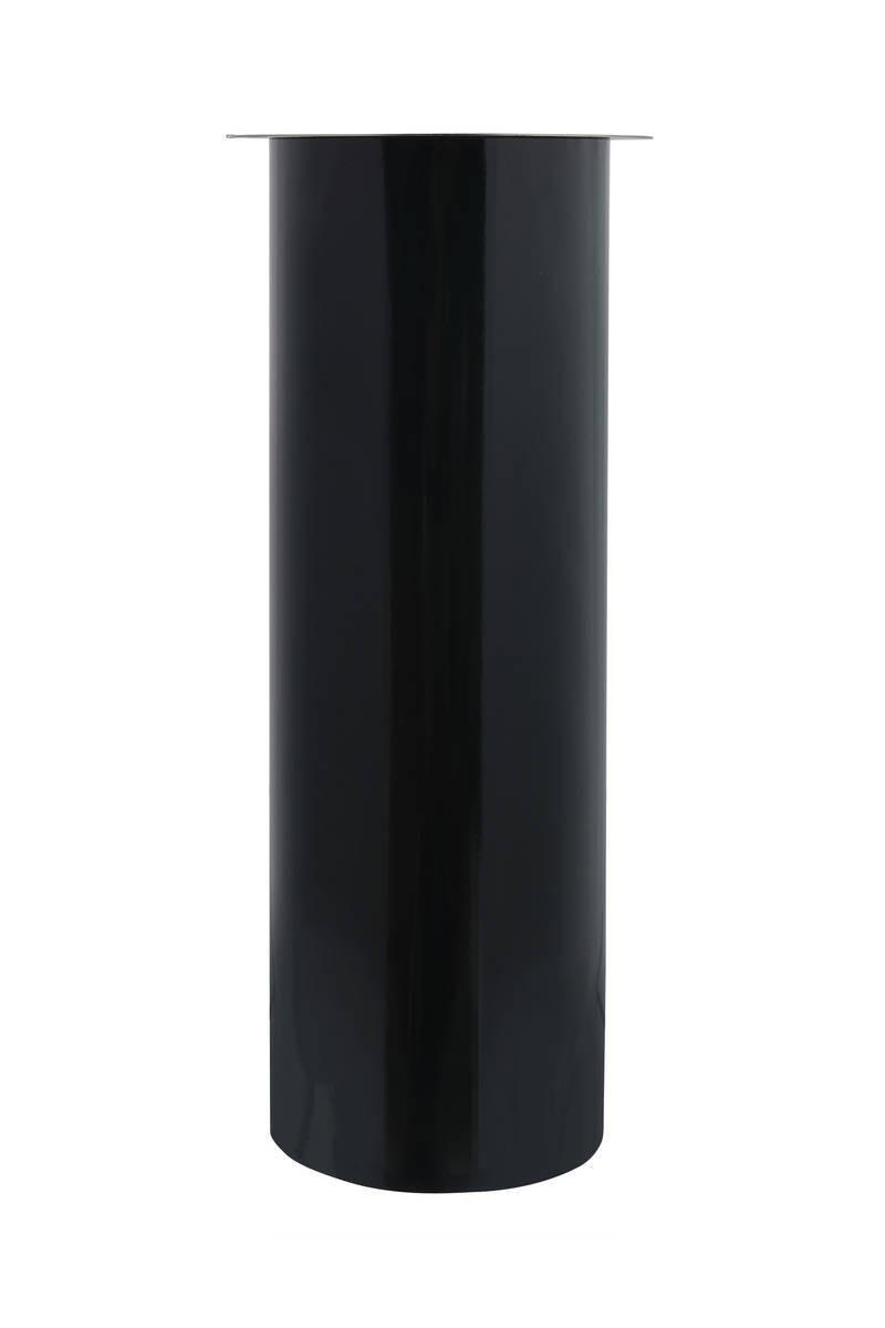 Kerzenständer Art Deco Eisen Silberfarben/Dunkelgrün - Dunkelgrün/Silberfarben, Trend, Metall (25/60/25cm) - Kayoom