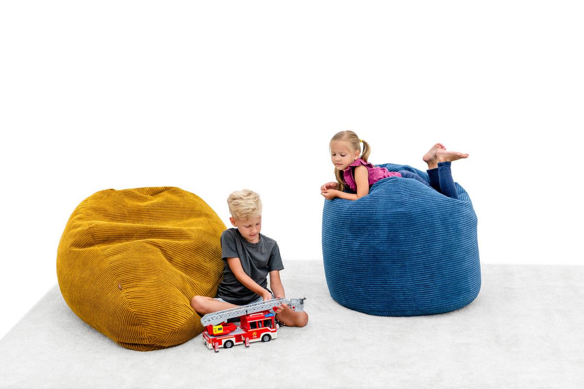 Sitzsack Buzzi Gelb Indoor - Gelb, Basics, Textil (120/85/85cm) - Ondega