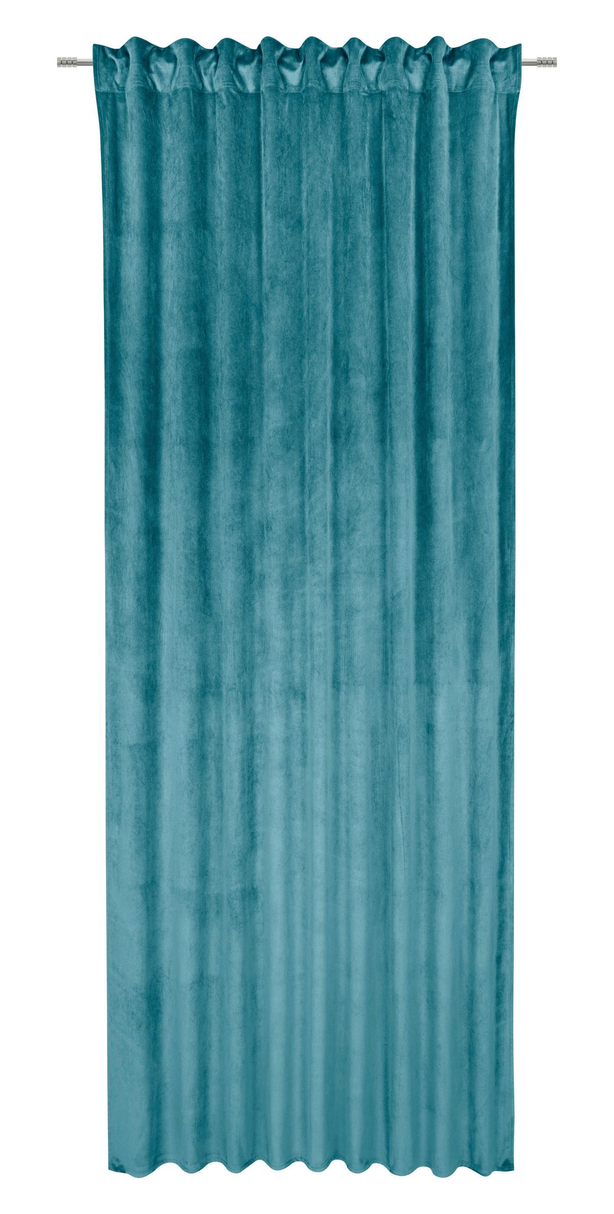 Hotový závěs Bianca, 140/245cm, jadeitová - jadeitově zelená, Konvenční, textil (140/245cm) - Modern Living