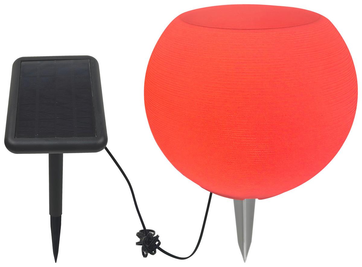SOLÁRNÍ SVÍTIDLO VASE - bílá, Konvenční, plast (25/20cm) - Modern Living