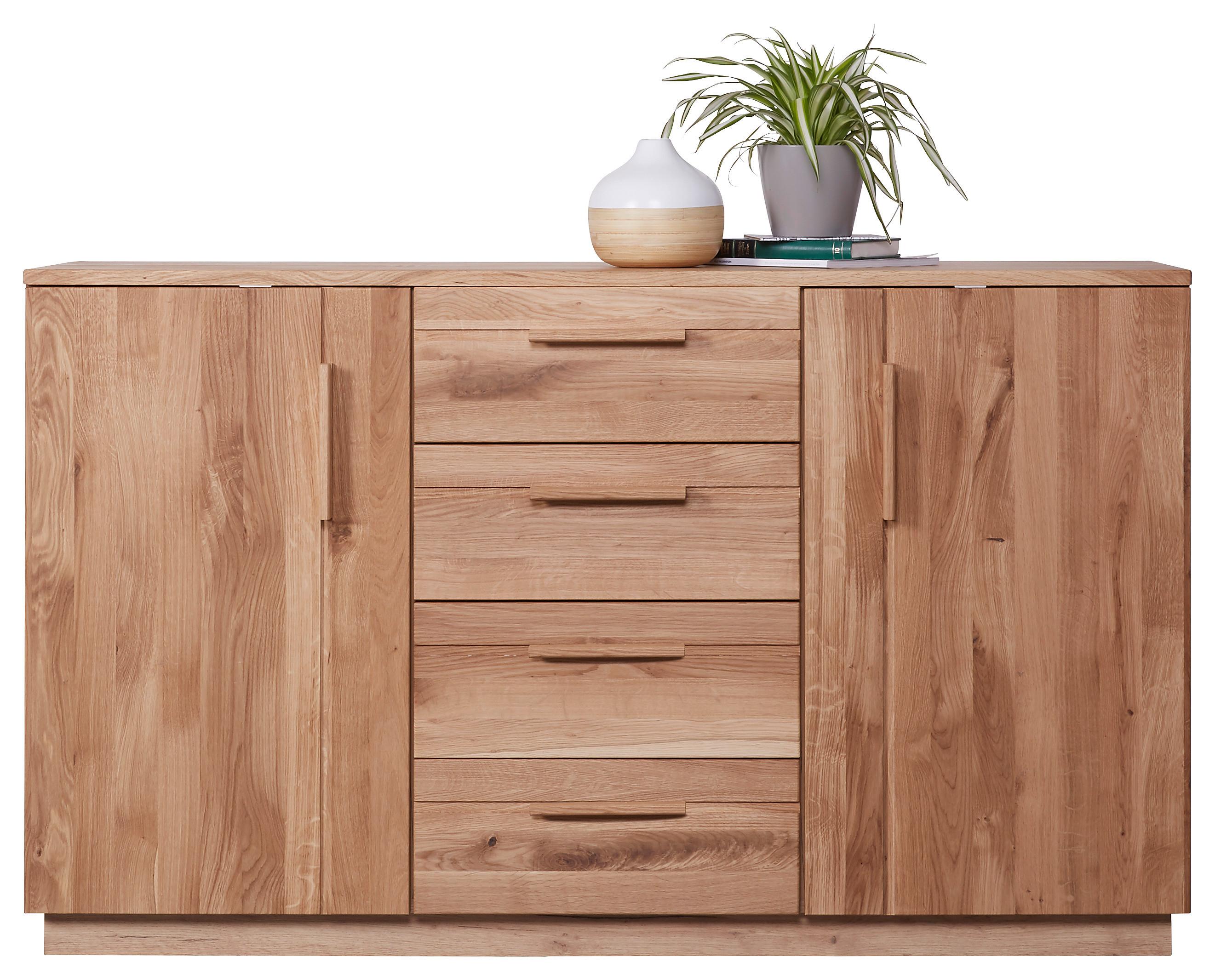 KOMODA VERO - farba duba, Konventionell, drevo (150/89/45cm)