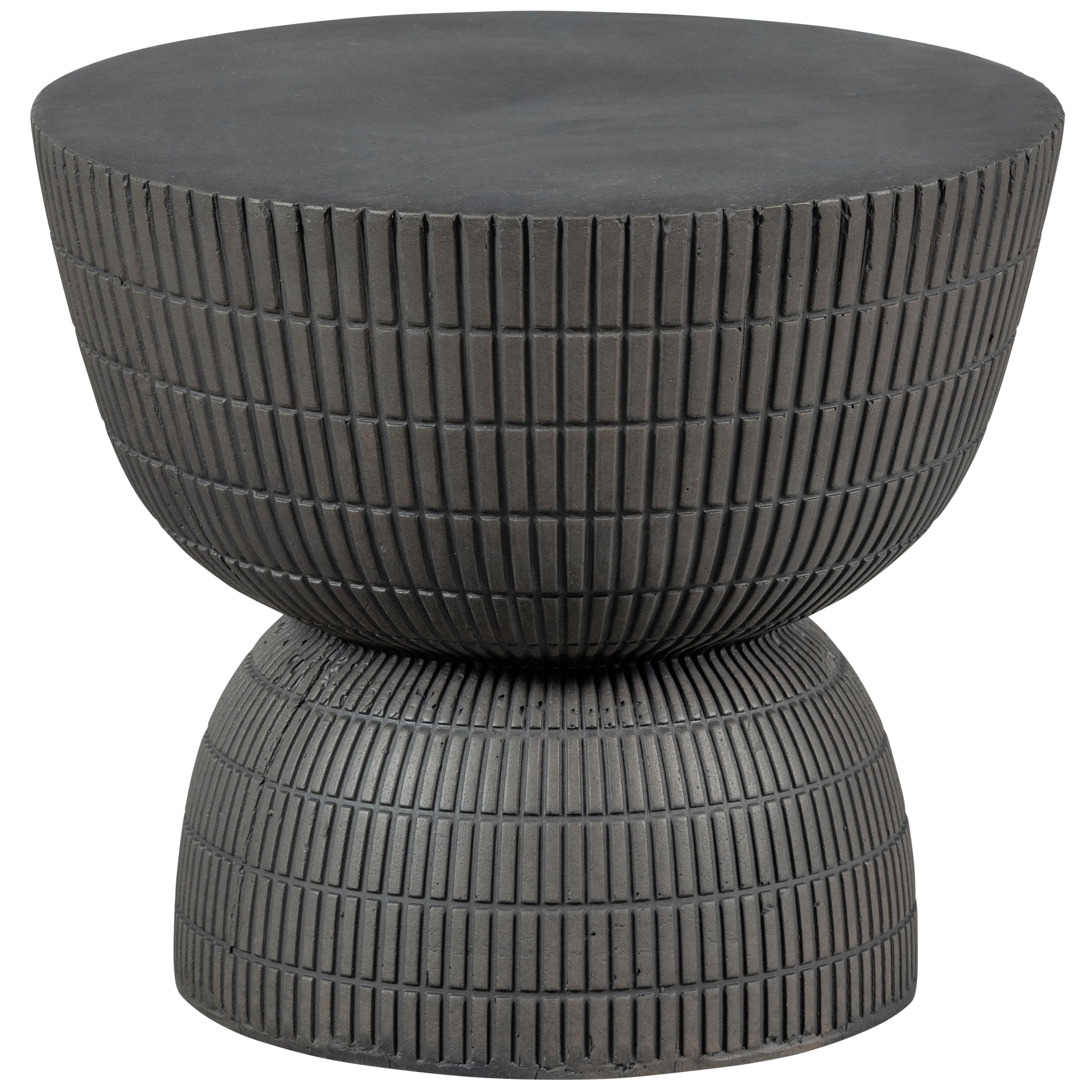 Couchtisch Samson Dunkelbraun D: 40 cm - Dunkelbraun/Braun, Design, Kunststoff (40/40/35cm) - Livetastic