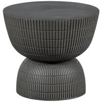 Couchtisch Samson Dunkelbraun D: 40 cm - Dunkelbraun/Braun, Design, Kunststoff (40/40/35cm) - Livetastic