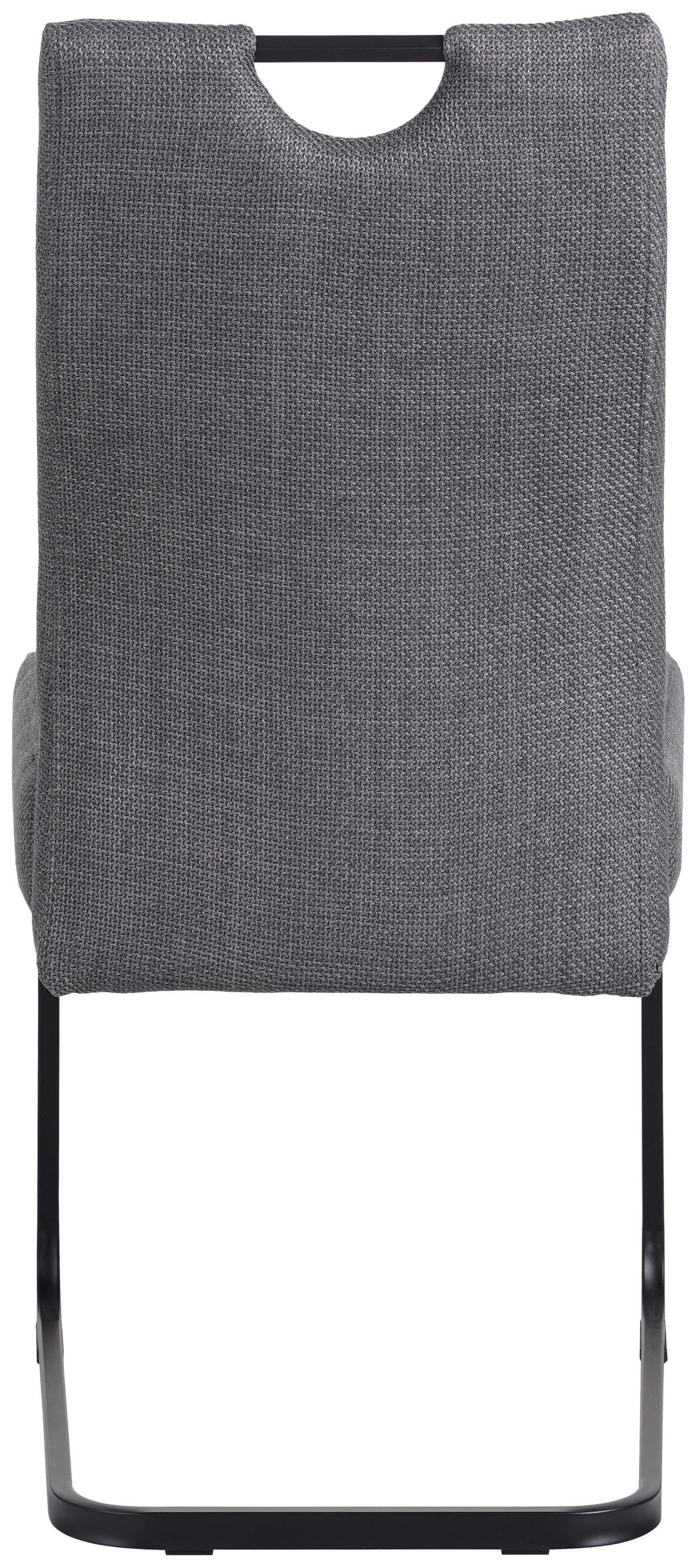 Szánkótalpas Szék Finni Giga-S - fekete/szürke, Konventionell, textil/fém (44/98/60cm)