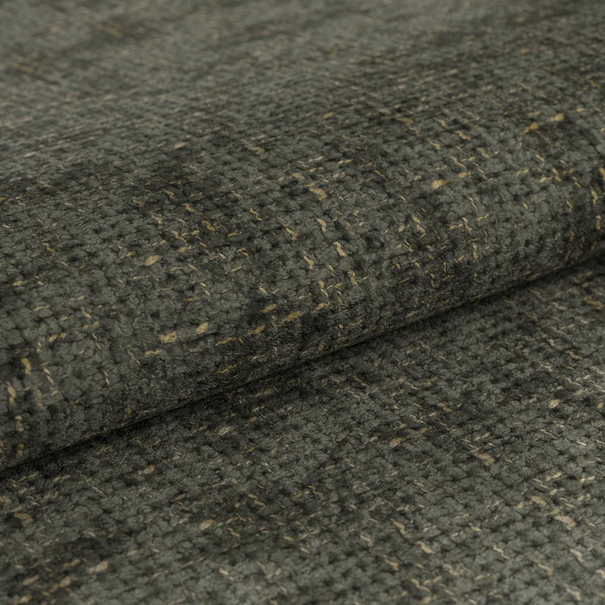 Eckbank grün mit Metallbeinen Ulmo 176x248 cm - Schwarz/Grün, MODERN, Textil/Metall (176/248cm)