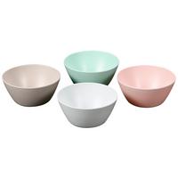 OBSTSCHALE Kunststoff, 4 -Teilig. - Multicolor, Basics, Kunststoff (14,5/6,5cm) - Kesper