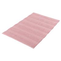 Badteppich Tikka 60x90 cm Rosa Baumwolle Rutschhemmend - Rosa, Basics, Textil (60/90cm) - Kleine Wolke