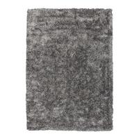 HOCHFLORTEPPICH Grau/Weiß, BxL: ca. 80x150 cm - Weiß/Grau, KONVENTIONELL, Textil (80/150cm) - Kayoom