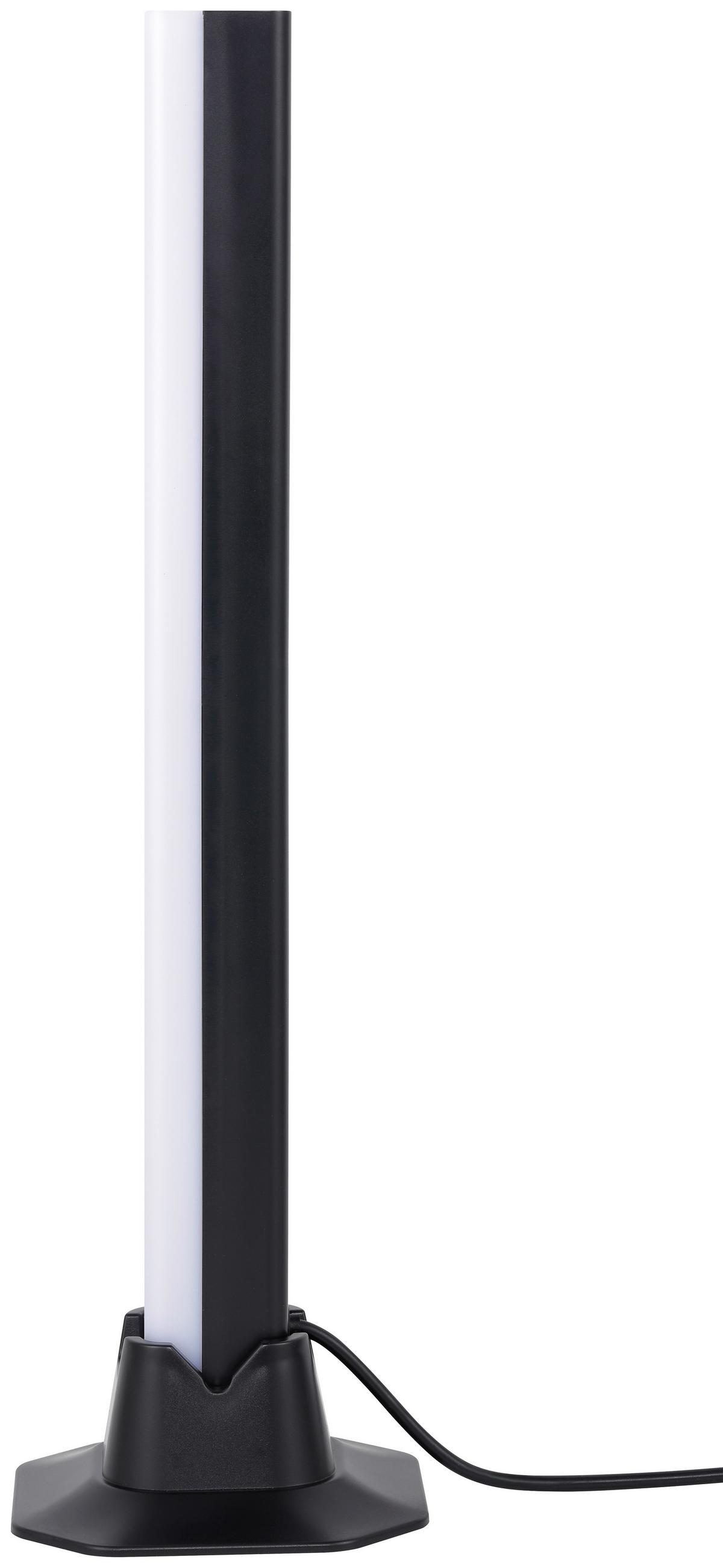 STOLNÍ LED LAMPA RIZI - černá, Moderní, plast (9/3/32cm) - Mömax