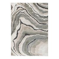 Webteppich My Bologna 461 Green 120 X 170 - Hellgrau/Grün, KONVENTIONELL, Kunststoff/Textil (120/170cm) - Obsession