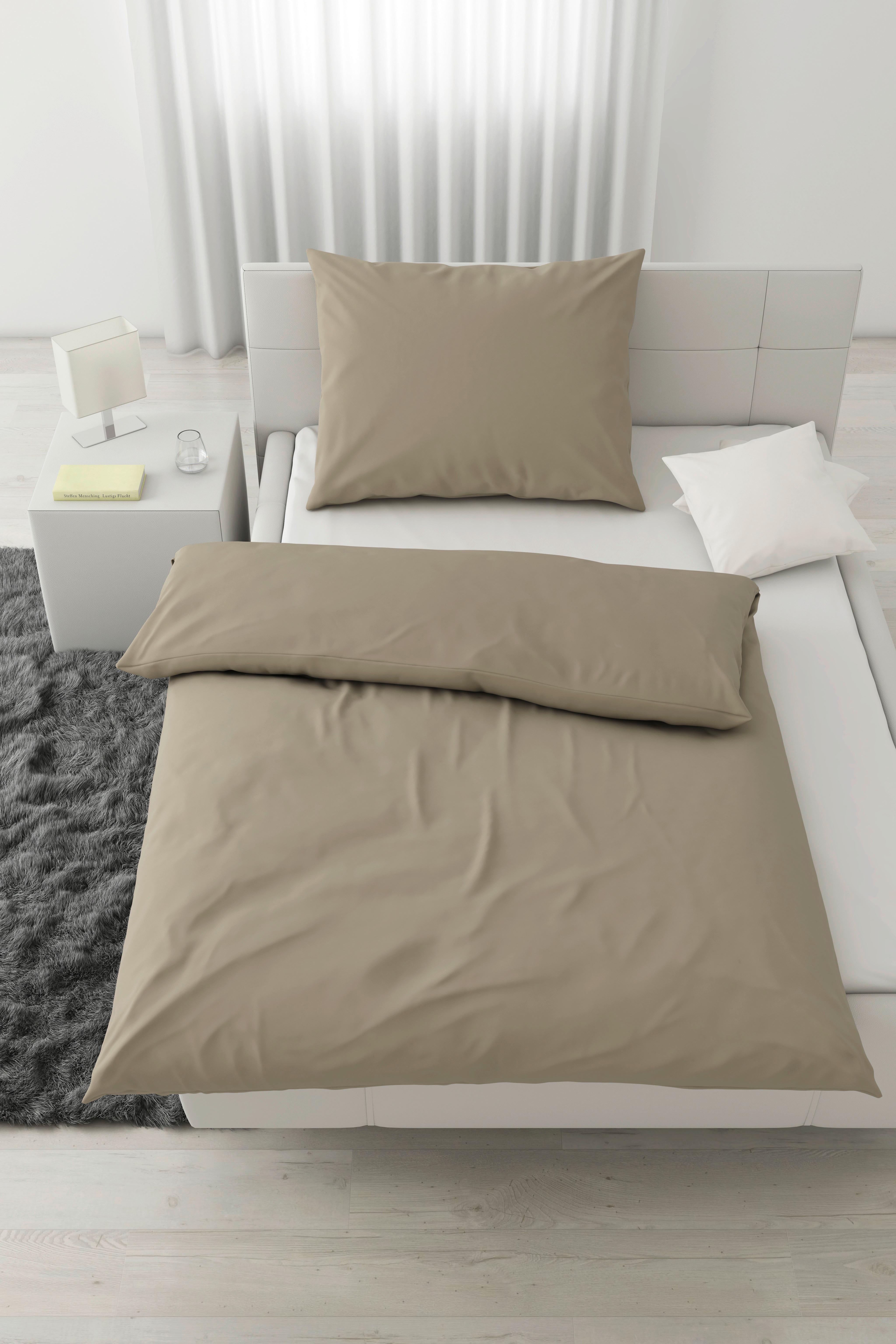 POSTEĽNÁ BIELIZEŇ Stone Washed, 140/200cm - prírodná farba, Romantik / Landhaus, textil (140/200cm) - Modern Living
