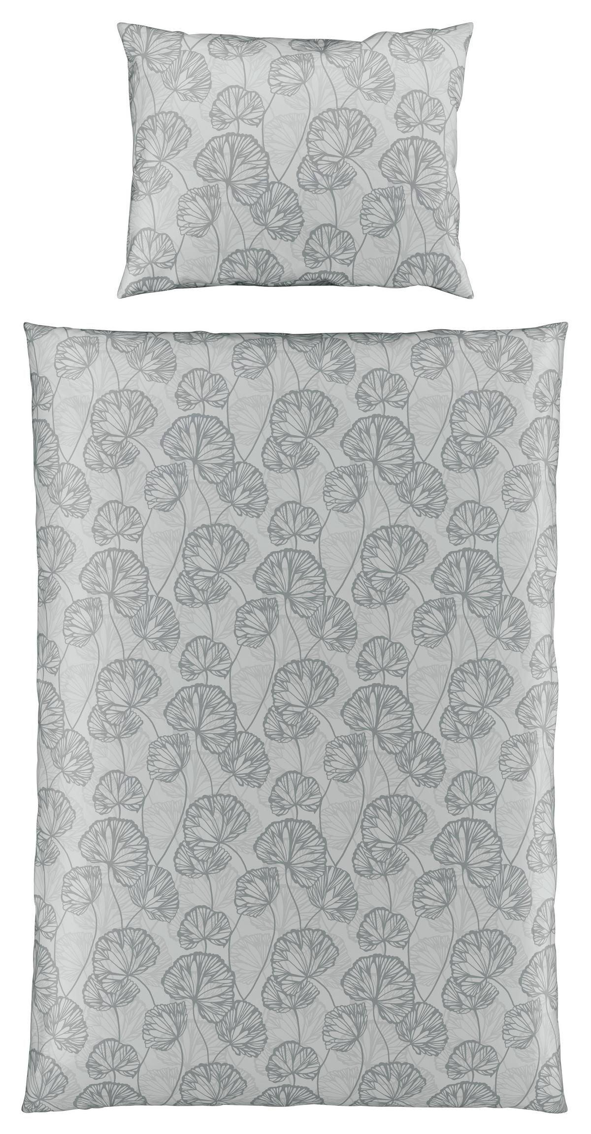 Povlečení Ethens, 70/90 140/200cm - šedá, textil (140/200cm) - Modern Living
