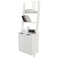 Regal Mit Schrank Flo B: 65 Cm Weiß - Weiß, MODERN, Holzwerkstoff (65/176/34,2cm)