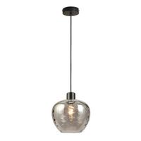 ZÁVĚSNÉ SVÍTIDLO RUZ - černá, Moderní, kov/sklo (24/120cm) - Modern Living