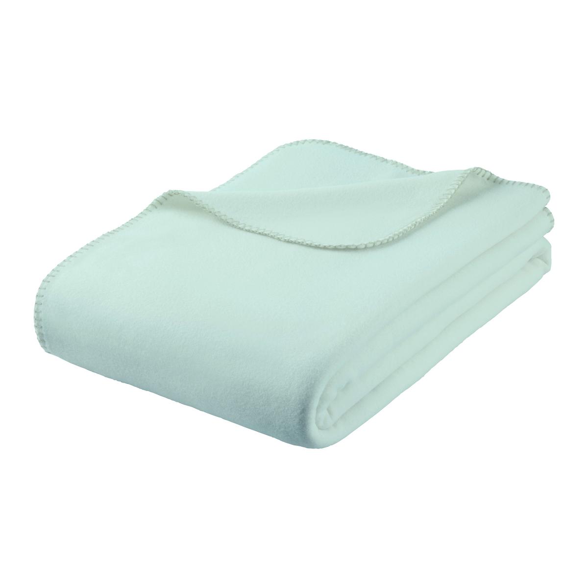 FLEECOVÁ DEKA LENI - mätovozelená, textil (130/170cm) - Mömax